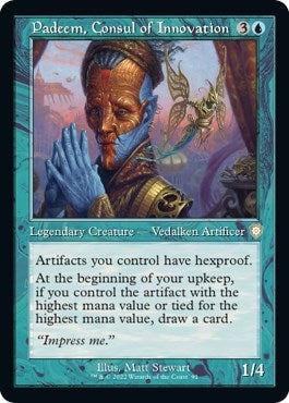 Image for Padeem, Consul of Innovation (Retro Frame) (91) [Commander: The Brothers' War]