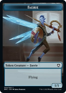 Image for Faerie // Thopter (010) Double-Sided Token (4 // 10) [Commander: The Brothers' War]