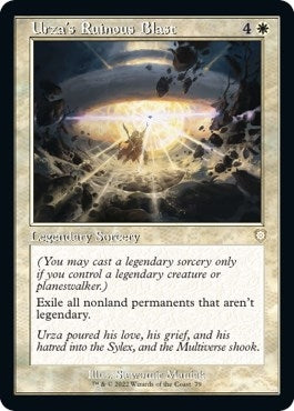 Image for Urza's Ruinous Blast (Retro Frame) (79) [Commander: The Brothers' War]