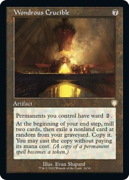 Image for Wondrous Crucible (Retro Frame) (20) [Commander: The Brothers' War]