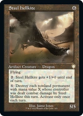 Image for Steel Hellkite (Retro Frame) (163) [Commander: The Brothers' War]