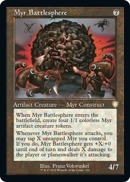 Image for Myr Battlesphere (Retro Frame) (151) [Commander: The Brothers' War]