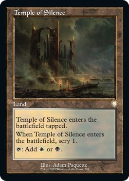 Image for Temple of Silence (Retro Frame) (209) [Commander: The Brothers' War]