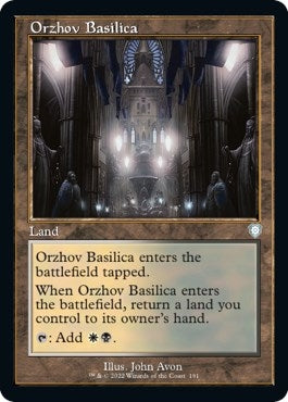 Image for Orzhov Basilica (Retro Frame) (191) [Commander: The Brothers' War]