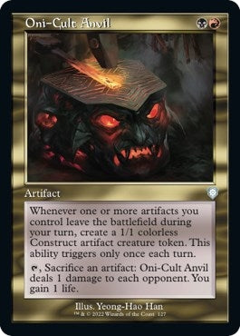 Image for Oni-Cult Anvil (Retro Frame) (127) [Commander: The Brothers' War]