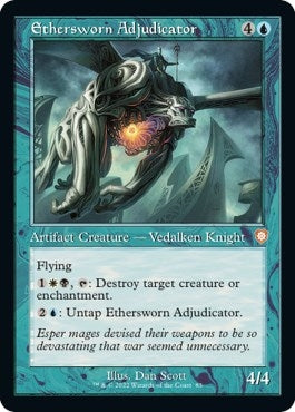 Image for Ethersworn Adjudicator (Retro Frame) (83) [Commander: The Brothers' War]