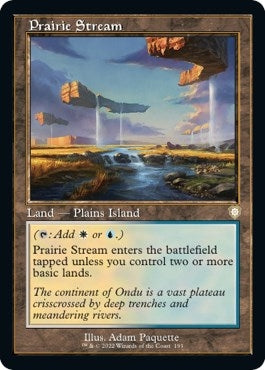 Image for Prairie Stream (Retro Frame) (193) [Commander: The Brothers' War]