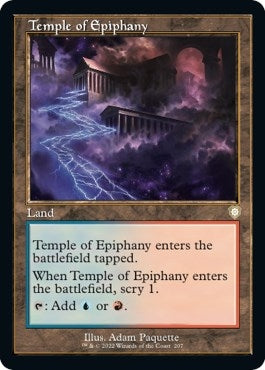 Image for Temple of Epiphany (Retro Frame) (207) [Commander: The Brothers' War]
