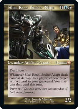 Image for Silas Renn, Seeker Adept (Retro Frame) (129) [Commander: The Brothers' War]