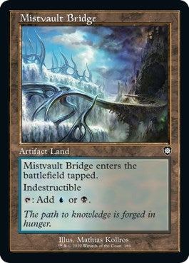 Image for Mistvault Bridge (Retro Frame) (189) [Commander: The Brothers' War]
