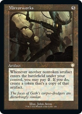 Image for Mirrorworks (Retro Frame) (149) [Commander: The Brothers' War]