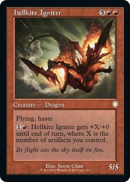 Image for Hellkite Igniter (Retro Frame) (117) [Commander: The Brothers' War]