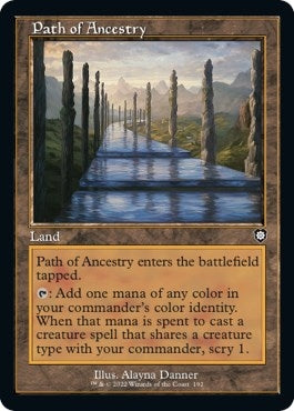 Image for Path of Ancestry (Retro Frame) (192) [Commander: The Brothers' War]