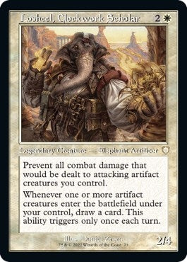 Image for Losheel, Clockwork Scholar (Retro Frame) (73) [Commander: The Brothers' War]