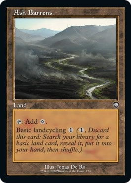 Image for Ash Barrens (Retro Frame) (174) [Commander: The Brothers' War]