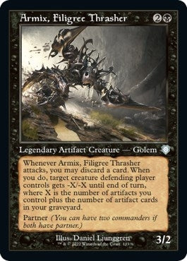 Image for Armix, Filigree Thrasher (Retro Frame) (103) [Commander: The Brothers' War]