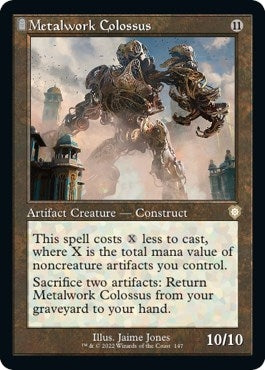 Image for Metalwork Colossus (Retro Frame) (147) [Commander: The Brothers' War]