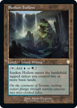Image for Sunken Hollow (Retro Frame) (204) [Commander: The Brothers' War]