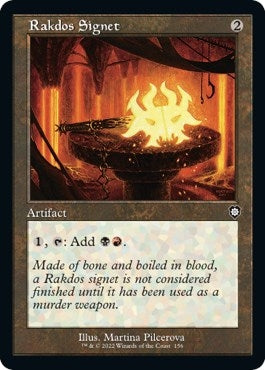 Image for Rakdos Signet (Retro Frame) (156) [Commander: The Brothers' War]