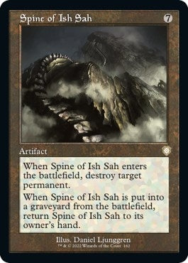 Image for Spine of Ish Sah (Retro Frame) (162) [Commander: The Brothers' War]