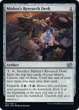Image for Mishra's Research Desk (162) [The Brothers' War]