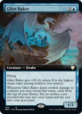 Image for Glint Raker (Extended Art) (54) [Commander: The Brothers' War]