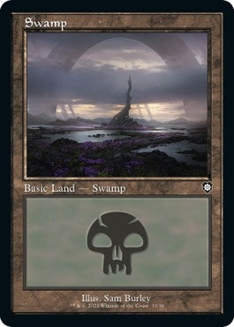 Image for Swamp (33) (Retro Frame) (33) [Commander: The Brothers' War]