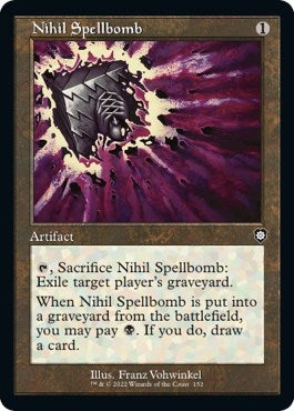 Image for Nihil Spellbomb (Retro Frame) (152) [Commander: The Brothers' War]
