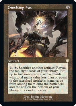 Image for Smelting Vat (Retro Frame) (18) [Commander: The Brothers' War]