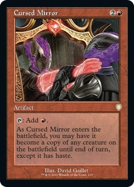 Image for Cursed Mirror (Retro Frame) (115) [Commander: The Brothers' War]