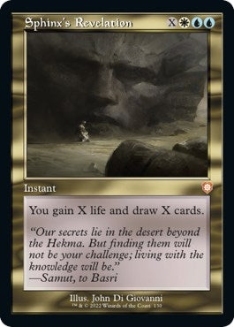 Image for Sphinx's Revelation (Retro Frame) (130) [Commander: The Brothers' War]
