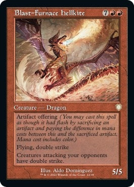Image for Blast-Furnace Hellkite (Retro Frame) (12) [Commander: The Brothers' War]