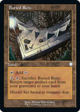 Image for Buried Ruin (Retro Frame) (177) [Commander: The Brothers' War]