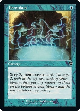 Image for Preordain (Retro Frame) (92) [Commander: The Brothers' War]