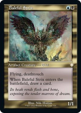 Image for Baleful Strix (Retro Frame) (120) [Commander: The Brothers' War]