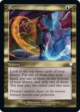 Image for Expressive Iteration (Retro Frame) (125) [Commander: The Brothers' War]