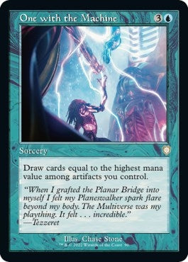 Image for One with the Machine (Retro Frame) (90) [Commander: The Brothers' War]