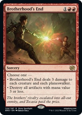 Image for Brotherhood's End (128) [The Brothers' War]