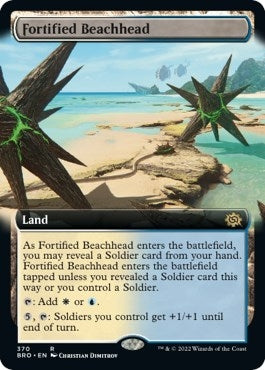 Image for Fortified Beachhead (Extended Art) (370) [The Brothers' War]