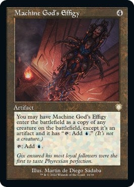 Image for Machine God's Effigy (Retro Frame) (16) [Commander: The Brothers' War]