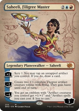 Image for Saheeli, Filigree Master (Borderless) (294) [The Brothers' War]