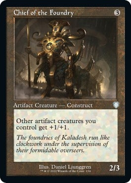 Image for Chief of the Foundry (Retro Frame) (134) [Commander: The Brothers' War]