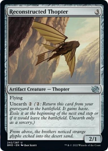 Image for Reconstructed Thopter (242) [The Brothers' War]