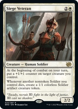 Image for Siege Veteran (25) [The Brothers' War]