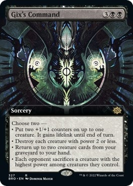 Image for Gix's Command (Extended Art) (327) [The Brothers' War]