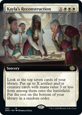 Image for Kayla's Reconstruction (Extended Art) (303) [The Brothers' War]