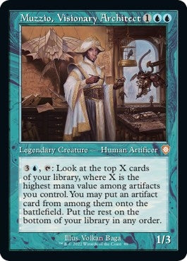 Image for Muzzio, Visionary Architect (Retro Frame) (89) [Commander: The Brothers' War]
