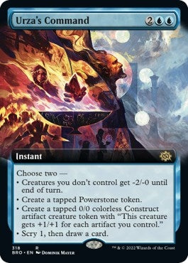 Image for Urza's Command (Extended Art) (318) [The Brothers' War]