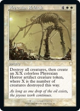 Image for Phyrexian Rebirth (Retro Frame) (74) [Commander: The Brothers' War]