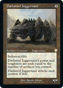 Image for Darksteel Juggernaut (Retro Frame) (137) [Commander: The Brothers' War]